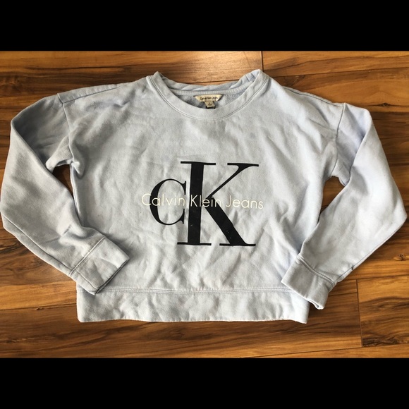 Calvin Klein Tops - Calvin Klein Jeans crop sweatshirt